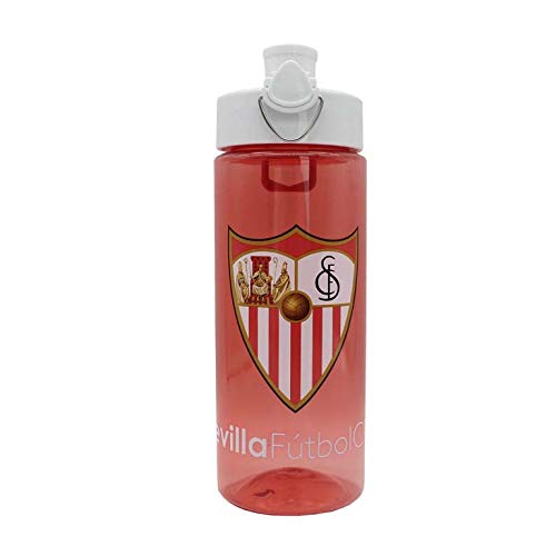 Sevilla Fútbol Club, Botella de Agua de Metal, Producto Oficial del Sevilla Fútbol Club, Capacidad 550 ml (CyP Brands)