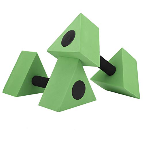 Shipenophy Triángulo Pesa de Gimnasia de Alta flotabilidad para niños, Equipos de Gimnasia(Green)