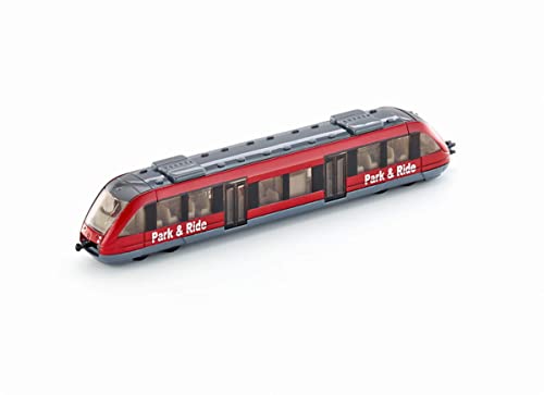 siku 1646, Tren de cercanías, Metal/Plástico, 1:87, Rojo, Combina con otros juguetes SIKU