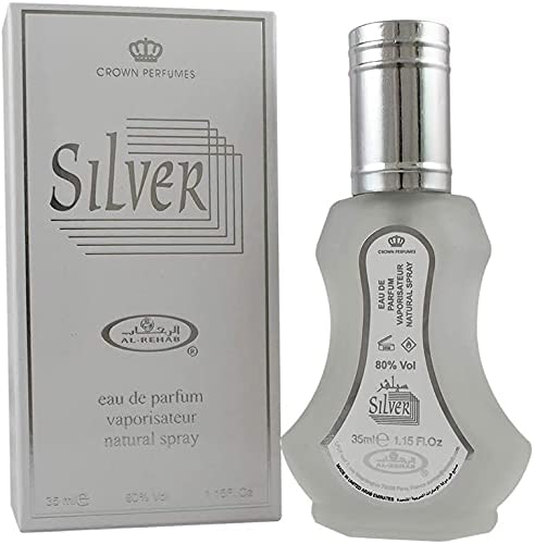 Silver Eau de Perfume Spray by Al- Rehab - 35ml
