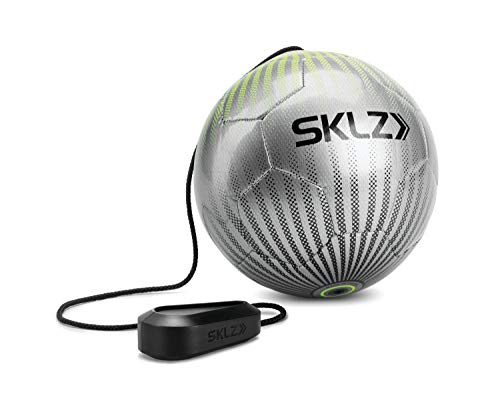SKLZ Star-Kick Entrenador de Fútbol, Material de Entrenamiento de Fútbol, Entrenador de Lanzamiento y Recepción de Balón de Fútbol, Voltaje, Talla Única