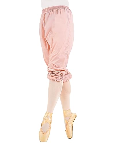 s.lemon Pantalon Calentamiento Ballet,Mujer Cintura Elástica Largo Pantalones Calentadores para Ballet Rosa S