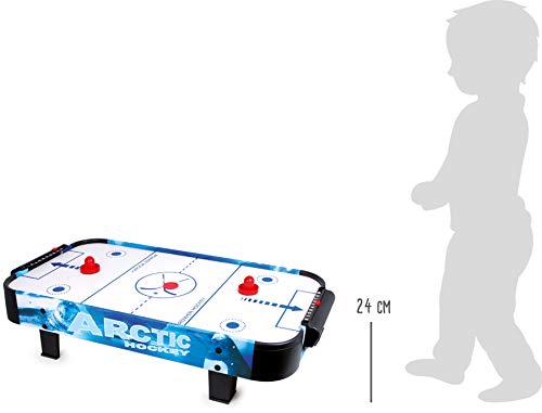 Small Foot Hockey aéreo para Jugar en la Mesa, para niños y Adultos, Juego de acción para Dos Personas. Air Hochey, Multicolor, 108 x 52 x 24 cm (2019739)