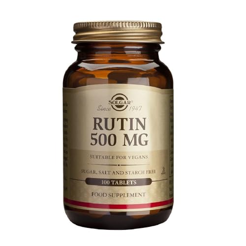 Solgar Rutina 500 Mg - Comprimidos, Multicolor, 100 Tabletas