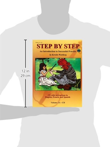 Step by Step 1a -- An Introduction to Successful Practice for Violin: With Instructions in English, French, & Spanish