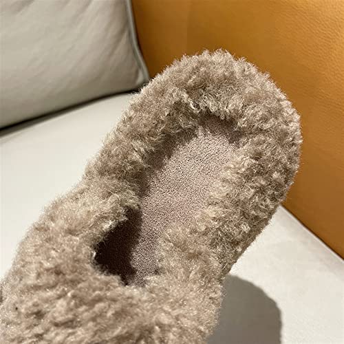 SUICRA Pantuflas de Mujer Zapatillas de mujer Plataforma Zapatos casuales de invierno (Size : 38 EU)