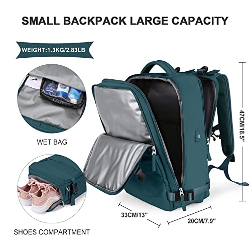 SZLX mochila informal de viaje para mujer, de transporte, de senderismo, impermeable para deporte al aire libre, para la escuela, bolsa para computadora portátil