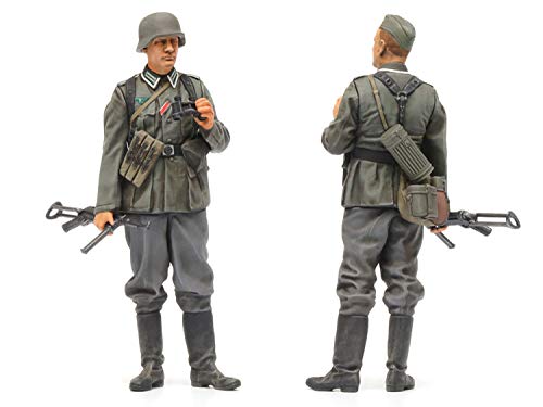 Tamiya- Militär Juego de infantería Alemana (Mediados de la Segunda Guerra Mundial) 1:35 Kit de Modelo de plástico 35371, Multicolor (35371-000)