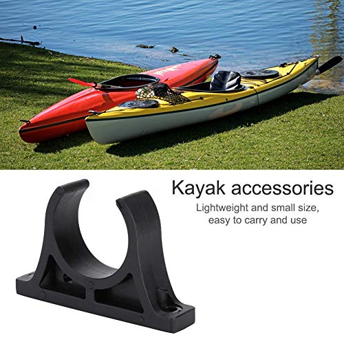 Tbest Kayak Paddle Holder Clip, 1 Par Clip Soporte de Paleta de Kayak Plástico Durable Titular de Remo Holder Clips Oars Keeper reemplazo para Marine Kayaks Barco Canoas Botes de Remo