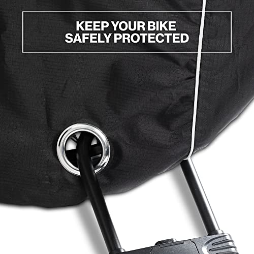 TeamObsidian Funda Bicicleta - Protector Impermeable Exterior para 2 Bicicletas - Material Cubre Bicicleta Altamente Resistente Ripstop - Fundas Bici para Protección en todo Clima