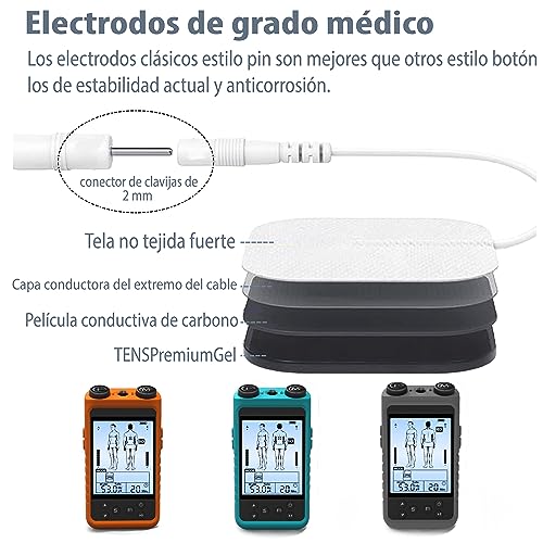 TENS Electrodos Fisioterapia, Electroestimulador Muscular, Corrientes Rehabilitacion Fisioterapia