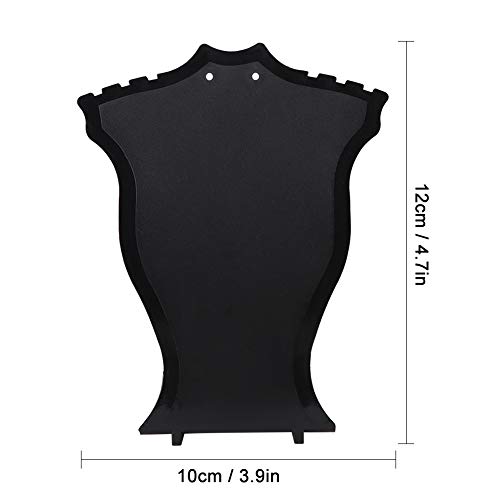 TMISHION Collar Soporte de exhibición Colgante de plástico Cadena de joyería Busto Tienda Soportes de exhibición Pendientes de suspensión Soporte Rack(negro)