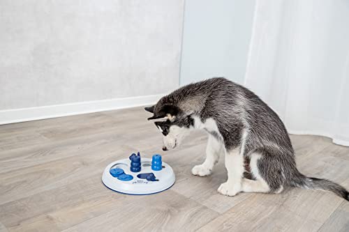 TRIXIE Intelligence toy dog activity «Juego de estrategia Dog Activity con tapa abatible, para todos los tamaños de razas, ø 23 cm» - 32026