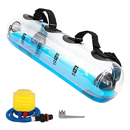 Ultrasport Saco Aqua Fitness, bolsa de agua rellenable para entrenamiento de cardio, entrenamiento a intervalos, crossfit, levantamiento de pesas, bolsa de pesas de alta intensidad