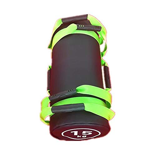 UOBEKETO Fitness Sandbag Entrenamiento de Levantamiento de Pesas Sandbag Kettlebells con Bolsas de Soporte de Peso PVC Bolsa de Arena de Peso Ajustable con Asas
