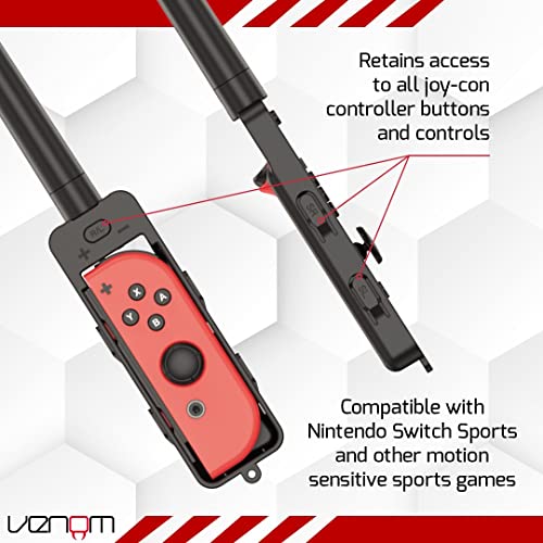 Venom Paquete de accesorios deportivos 8 en 1 (Nintendo Switch)