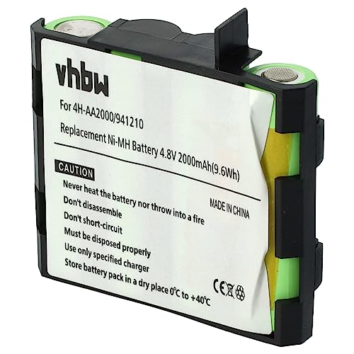 vhbw NiMH batería 1500mAh (4.8V) para tecnología médica como estimulador Muscular Compex Fit 1.0, Fit 3.0, Full Fitness, FullFitness, Mi, Mi-Fitness
