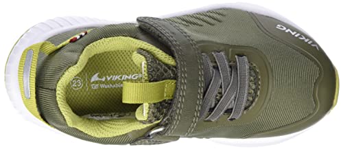 viking Aery Tau Low GTX, Zapatos de Lluvia, Verde Caqui Oliva, 25 EU Estrecho