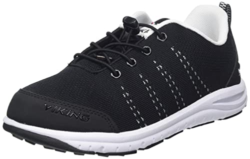 Viking Arnes Low, Zapatos para Caminar, Unisex niños, Black/Light Grey, 30 EU