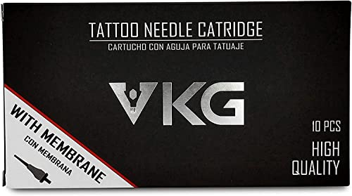 Viking Ink USA - 3 ROUND LINER (0.30mm) - Cartuchos estériles y desechables para tatuajes - Caja 10ud