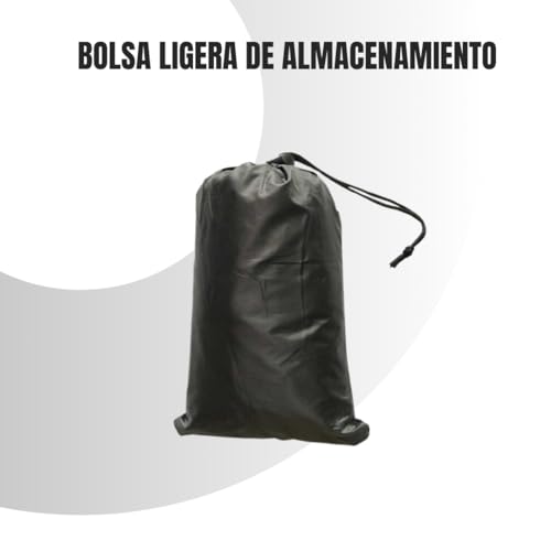 VIKZON Paracaidas Resistencia + Bolsa de Almacenamiento - Entrenamiento Futbol - Material Deportivo Resistencia (Negro)