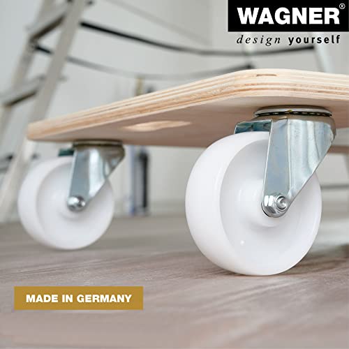 Wagner Plataforma de Carga MM 1086-60 x 50 cm - para Electrodomésticos y Muebles, 400 kg de Capacidad de Carga, Asa de Transporte, Antideslizante, Certificado FSC® - 20108601