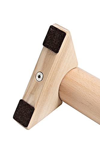 WhiteOak Balance Beam - Barra de equilibrio de 50 cm de madera para el hogar, barra de equilibrio