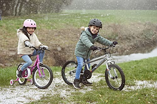 Wildtrak - Bicicleta 20 pulgadas para niños de 6 a 9 años con frenos ajustables - Plateada