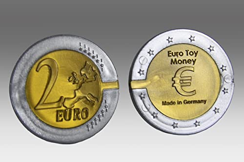 WISSNER® aktiv lernen - Monedas de 2 EURO (100 piezas) - RE-Plastic®