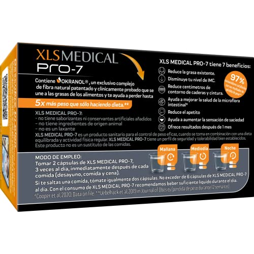 XLS Medical Pro-7 Origen Natural, Cápsula, 180 comprimidos