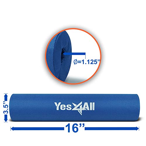 Yes4All LAJX - Almohadilla para pesas, color azul