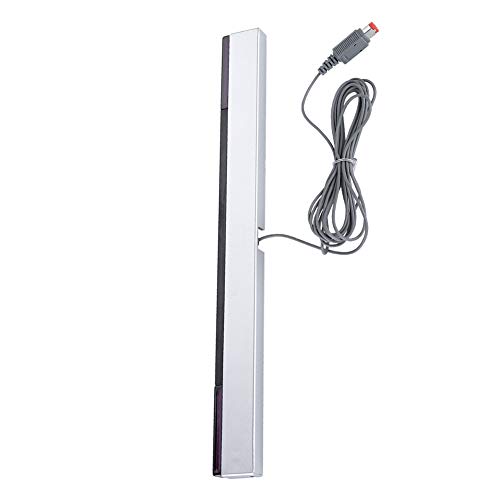 Yosoo Health Gear Barra de Sensor de Wii Inalámbrica, Barra de Sensor con Cable, para Barra de Sensor de Wii, Soporte de Receptor con Cable de Barra de Sensor de Rayo de Señal Infrarroja IR para