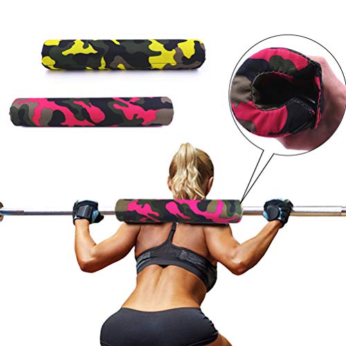 Yunobi Protector de espuma resistente para sentadillas, cuello y hombro, soporte para cuello, cadera, levantamiento de pesas, crossfit, equipo de gimnasio