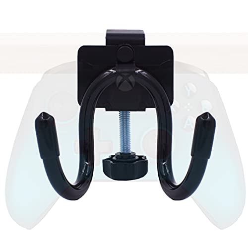 YYST Soporte de escritorio para controlador de juegos con abrazadera en soporte de almacenamiento para PS3/PS4/PS5/Xbox 360/Xbox One/S/X/Elite/Series S/Series X Controller, Pro Controller (1)