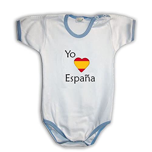 Zigozago - Body Mameluco bebè ESPAÑA - Talla: 3 Meses Color: Azul