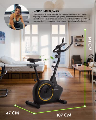 ZIPRO Boost - Bicicleta estática magnética para adultos, color dorado, negro, talla única (5944584)