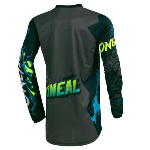 002E-914 - Oneal Element 2020 Villain Youth Motocross Jersey L Grey