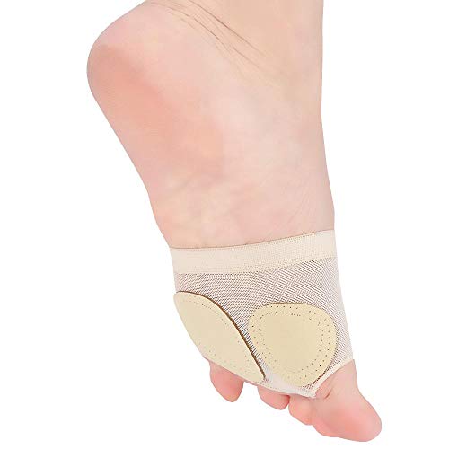 1 par de pies ring replacement para Danza Ballet Belly Calcetines Pad Zapatos, Mujeres Lírica Ballet Belly Foot Ton Toe Undies Medio Ballet Danza Zapatos de Danza Patas Medio Zapatos (