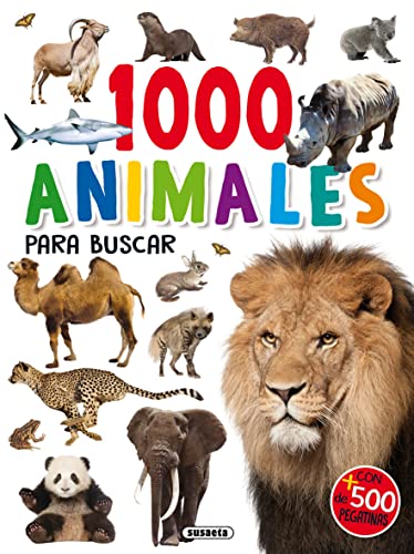 1000 animales para buscar (1000 pegatinas para buscar)