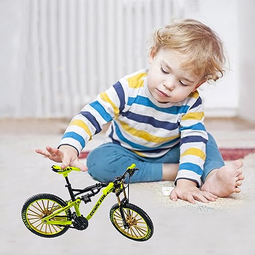 1:8 Mini Bicicleta de Juguete, Modelo de Mini Bicicleta de Montaña, Bicicleta de Juguete de Montaña, Bicicleta de Dedo, Mini Bike Finger Bike, Bicicleta en Miniatura, Modelo de Bicicleta