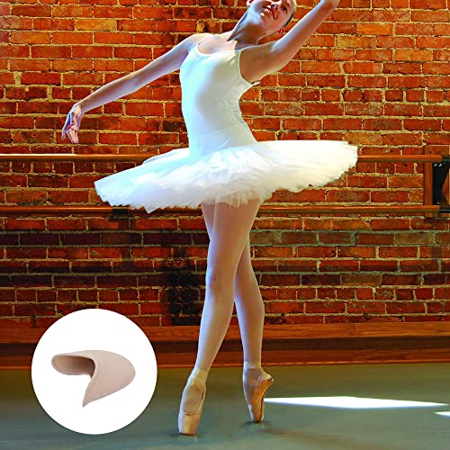 1Pares Ballet Toe Pads Ballet Suave Zapatos de Protectores Medio Almohadillas Protector de Danza para los Dedos del Pie para Mujeres