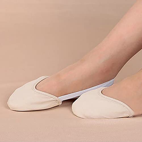1Pares Ballet Toe Pads Ballet Suave Zapatos de Protectores Medio Almohadillas Protector de Danza para los Dedos del Pie para Mujeres