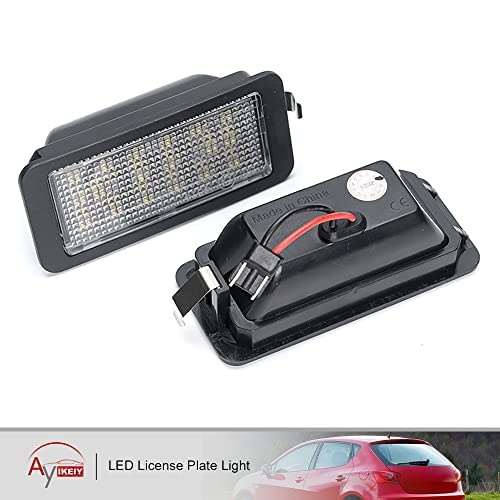2 LED luces para matrícula luz matricula compatibles con Seat Ibiza IV 6J/6P Hatchback 2009-2016