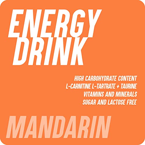 226ERS Energy Drink | Bebida Energética en Polvo con Amilopectina, Taurina y L-Carnitina, Sin Gluten y Sin Lactosa, Mandarina - 1 kg