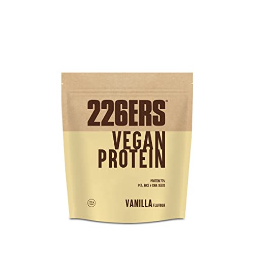 226ERS - Vegan Protein, Batido Proteico para Deportistas en Polvo, Vegano y sin Gluten, Aumento Masa Muscular y Recuperación Sabor Vainilla- 700 g