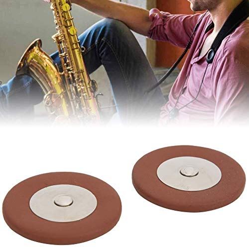 26pcs Sax Pad, Multi Size Sax Leather Almohadillas de Repuesto para Saxofón Alto