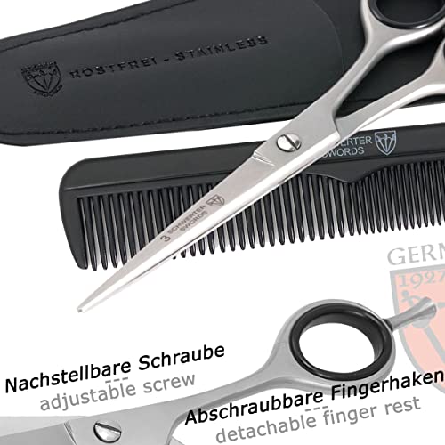 3 Swords Germany - Tijera de peluquería profesional inoxidable para el cabello - Made by 3 Swords Germany (7575)