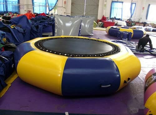 3M 9.6 'diámetro inflable del trampolín del agua de la despedida de la plataforma de la natación del lago del juguete