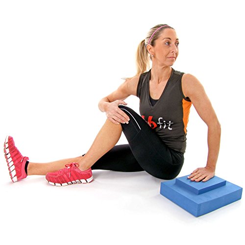 66Fit Yoga Pilates - Bloque de Pilates y Yoga, Color Azul