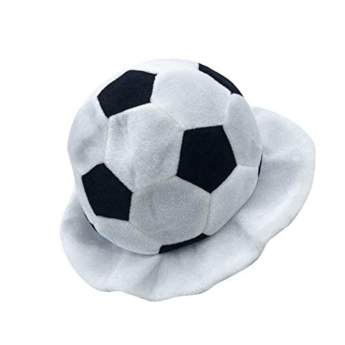 ABOOFAN Sombrero en Forma de fútbol Creativo para Fiestas con Estilo de abanicos Deportivos, Suministros para Fiestas, Regalos para Hombres y Mujeres (tamaño Medio)